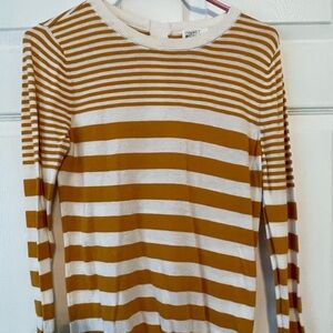 Striped Brown and White Sweater